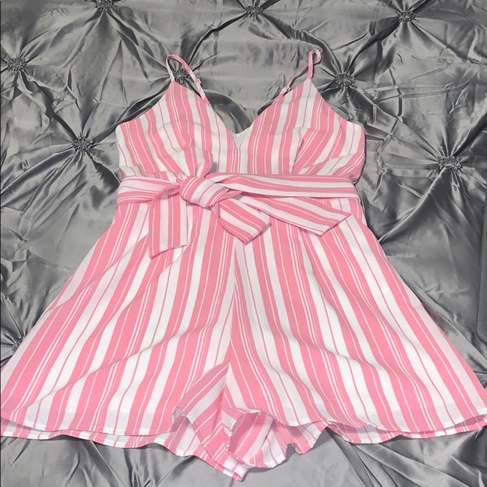 Stripped romper